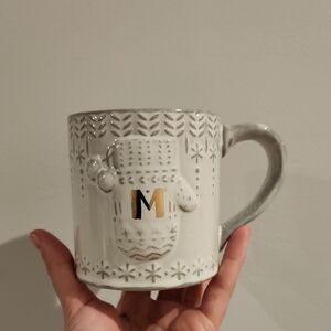 Anthropologie Monogram Mug